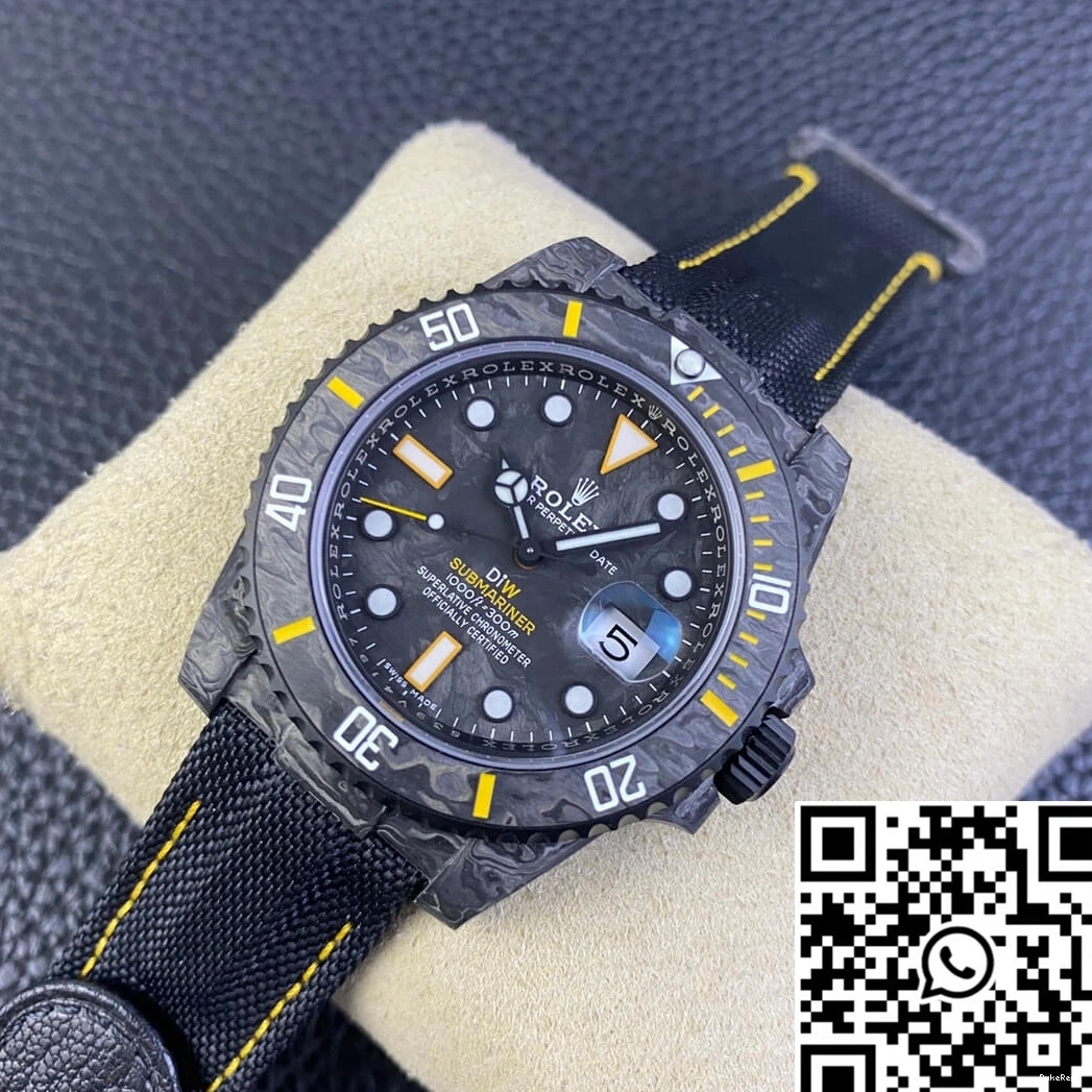Submariner Carbon DIW Bezel Factory VS Black Fiber Rolex 0506